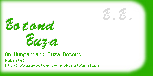 botond buza business card